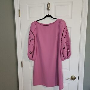 Vince Camuto Mauve Dress with Unique Sleeves